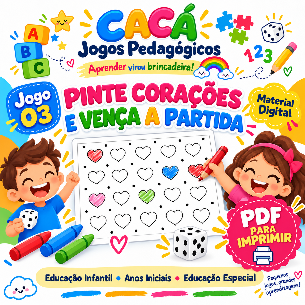 Capa do jogo Pinte Corações e Vença a Partida